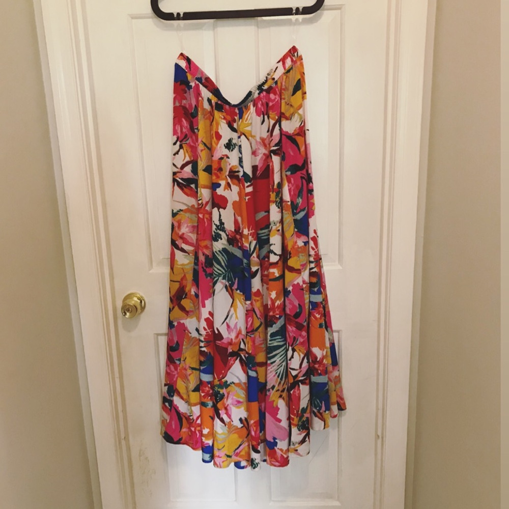 Cupio floral maxi skirt